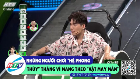 Xem Show CLIP HÀI Những người chơi "hệ phong thủy" thắng vì mang theo "vật may mắn" HD Online.